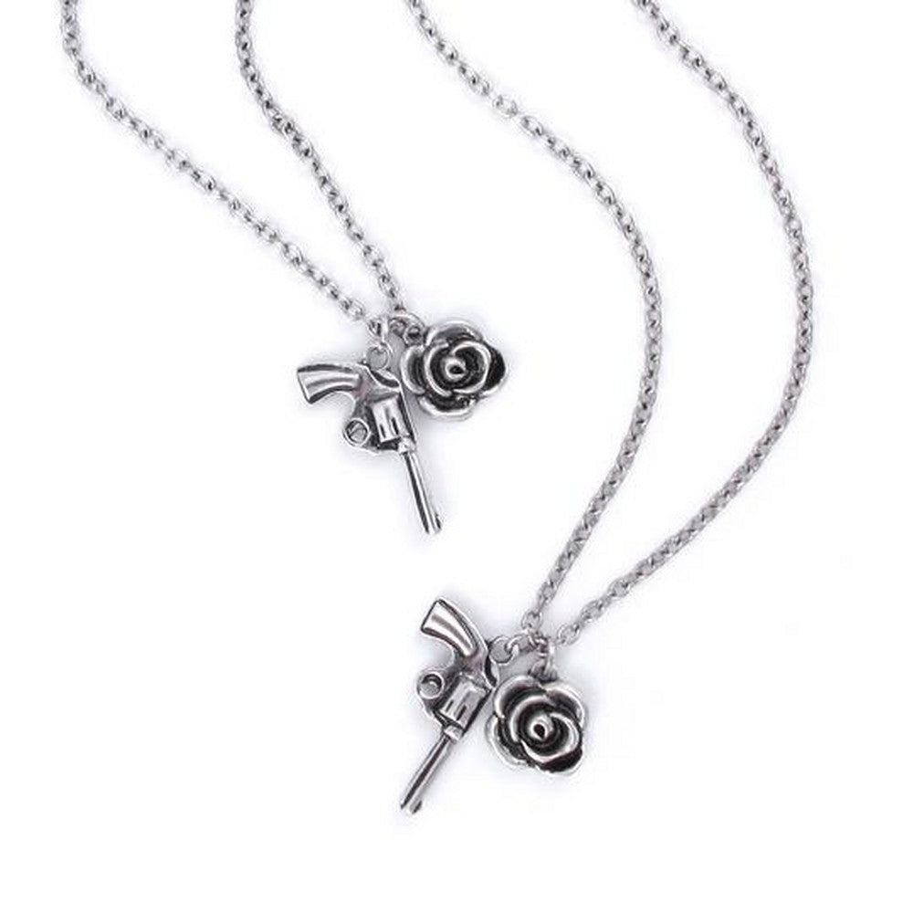 GUNS N ROSES ガンズアンドローゼズ (結成 40周年 ) - Charm Necklace and Bracelet Set / ネックレス - PGS